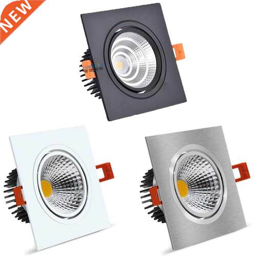 Recessed Square Dimmable LED Downlights 7W 9W 12W COB LED Ce