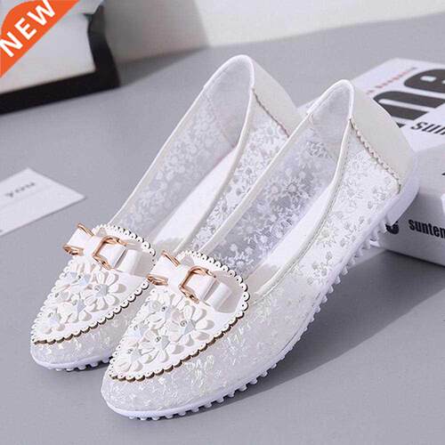 New 2021 Sndls Women Summer Shoes Brethble Femle Shoes