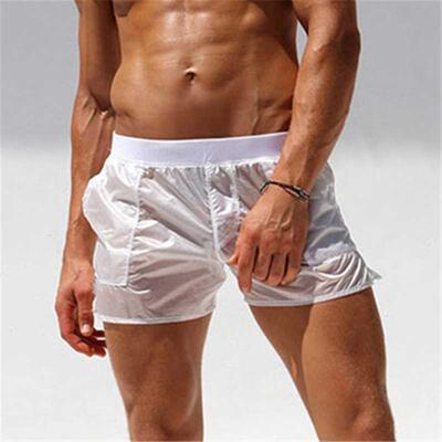 Summer Swimwear Men Shorts Swimsuits Swim Trunks Boxer Man B