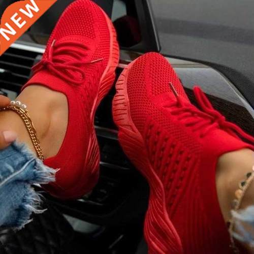 Women Red Sneakers Female White Casual Shoes Comfortable Mes