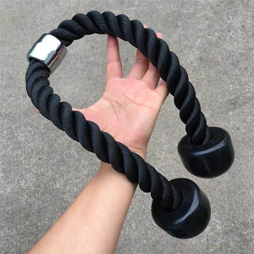 LAT Bicep Tricep Ropes Pull Down Rope Cable Attachment