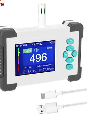 Portable Carbon Dioxide Detector Gas Detector Useful CO2 Met