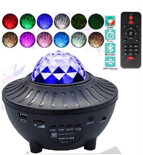 Colorful Starry Sky Projector Blueteeth USB Voce Control