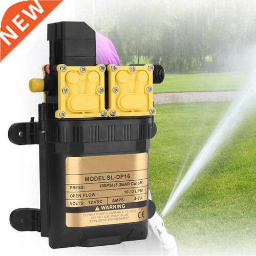 12V High Pressure Double Head Diaphragm Water Pump Electric