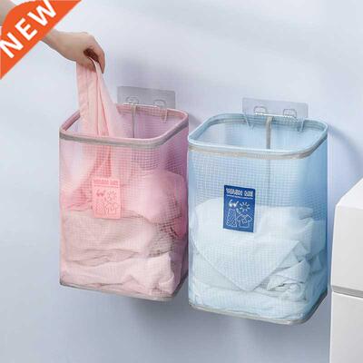Foldable Wall Mounted Laundry Basket Dirty Clothes Storage B