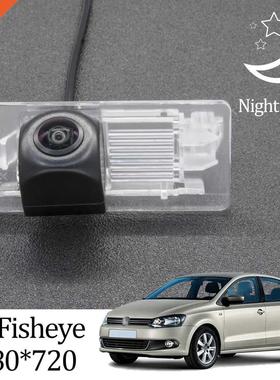 Owtosin HD 1280*720 Fisheye Rear View Camera For Volkswagen