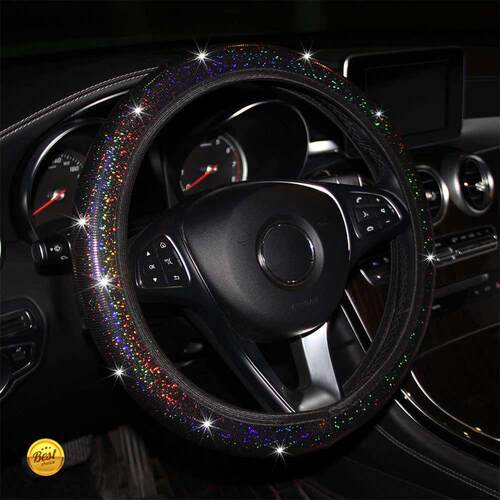 Bling Bling Car Steering Wheel Cover Universal 37-38cm Steer
