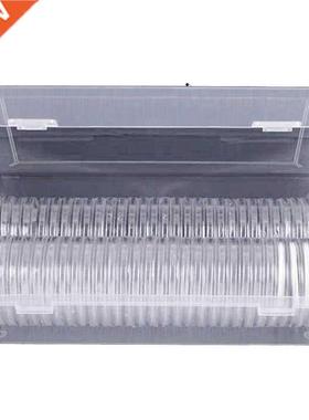 46 mm Coin Capsules Plastic Round Coin Holder Case and 7Size