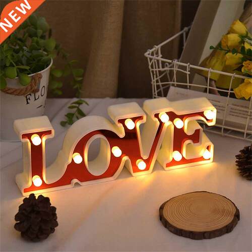 Valentines Day Decor LED LOVE Light Valentines Day Gift for