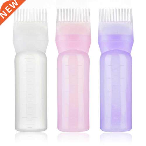 120ml Multicolor Plaic Hair Dye Refillable Bottle Applicat