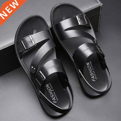 fashon Men Sandals outdoor Sold Color Leather Men Summer S