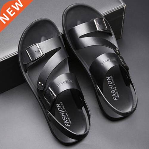 fashon Men Sandals outdoor Sold Color Leather Men Summer S
