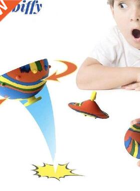 Children Toys Camouflage Bounce Rubber Popping Bowls