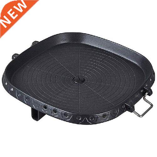 New Square Nonstick Korean Grill Pan Barbecue Portable Hot