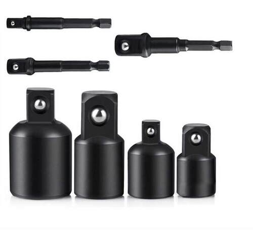 4pcs Impact Extension Socket Adapter Socket Set Extension 1/