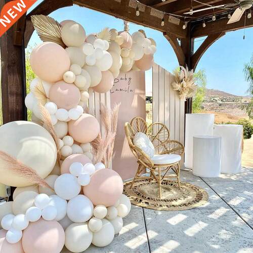 Rose Apricot Balloon Garland Arch Kit Wedding Birthday Party