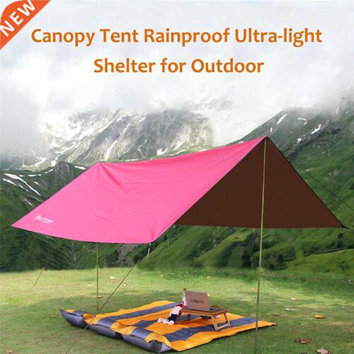 Tarp Tent Awning Waterproof Shade Ultralight Garden Canopy