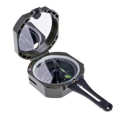 High Precision Magnetic Pocket Transit Geological Compass /w