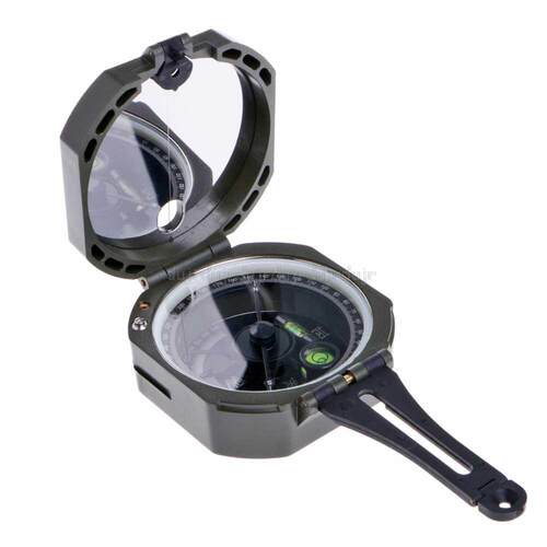 High Precision Magnetic Pocket Transit Geological Compass /w