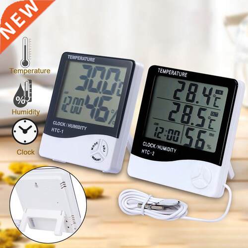 New Indoor Outdoor Digital Thermometer Hygrometer with LCD D