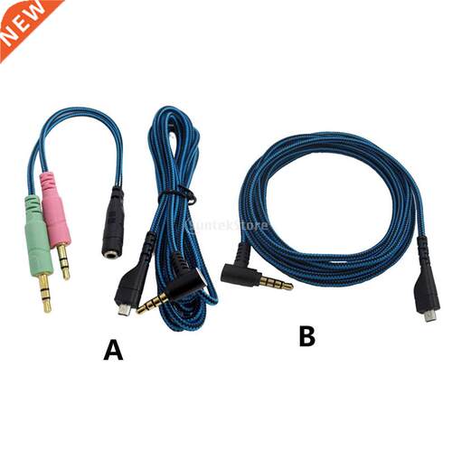 Hephone Audio Cable USB to 3.5mm Plug Cable Braided