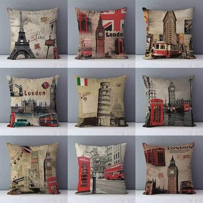 Retro Nostalgic couch cushion home decorative pillows London
