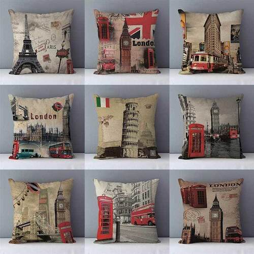 Retro Nostalgic couch cushion home decorative pillows London