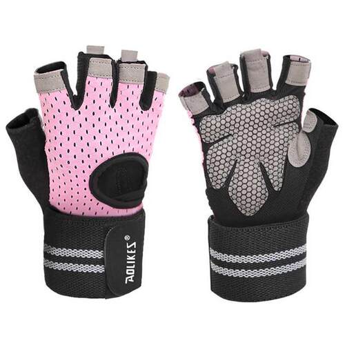Wo Half Sports Training Gloves Gym Fitness Weightlifting Gl