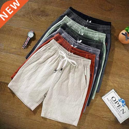 Summer 9XL Men's Casual Cotton Shorts Plus Size Breathable S