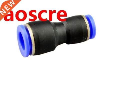 10 PCS Connector Quick Fitting 6mm hole to 4mm OD Tube Stra