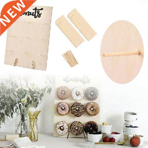 Donut Boards Stand Hanging Wooden Donut Wall Holds Stand