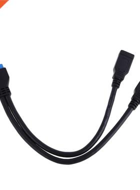 20Pin Header to 2 Port USB .0 A Female HUB Board Extension