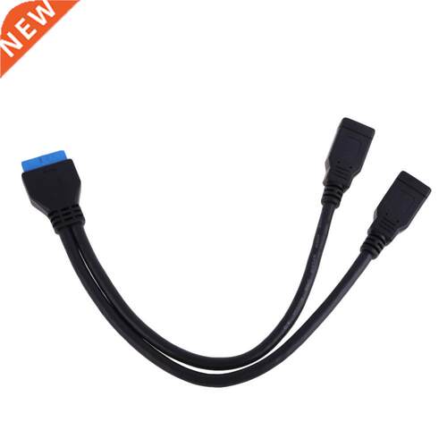 20Pin Header to 2 Port USB .0 A Female HUB Board Extension