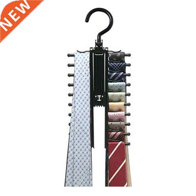 20 Rows of Non-slip Tie Silk Scarves Clips Rack Holder Tie H