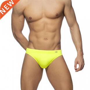 Solid Push up Men Neon Swim Bikni Brief Trunks Unerwear Sexy
