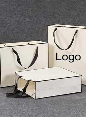 10 Pcs Custom Logo Gift Paper Packing Bag Craft Packaging Pe