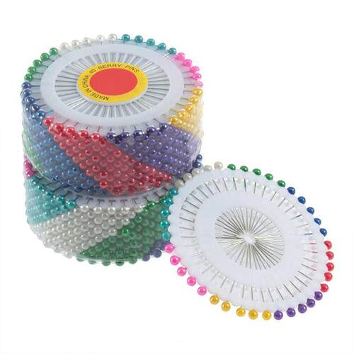 Chic 480PCS Round Head Pins Dressmaking Faux Pearl DIY Corsa
