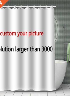 Custom Printed Patterns Modern Shower Curtain Style Waterpr