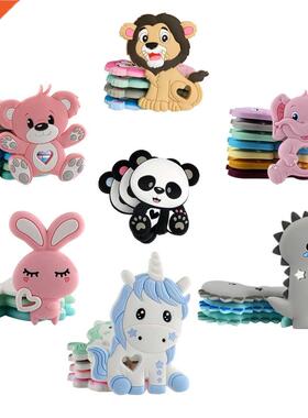 ent BPA Food Free Silicone Teeth Nursing Pacifier Clip Silic