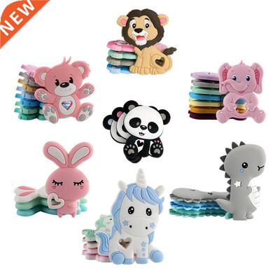 ent BPA Food Free Silicone Teeth Nursing Pacifier Clip Silic