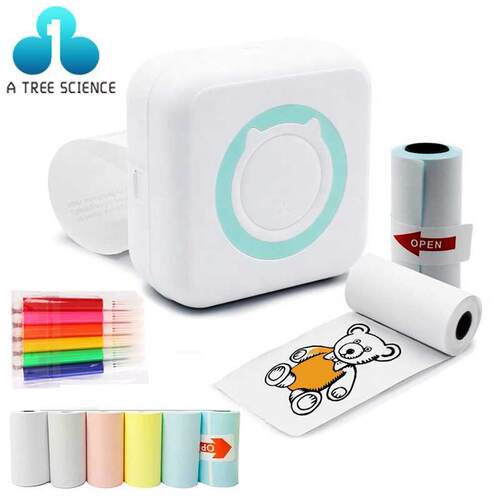 Mini Bluetooth Thermal Printer Digital Instant Photo Printer