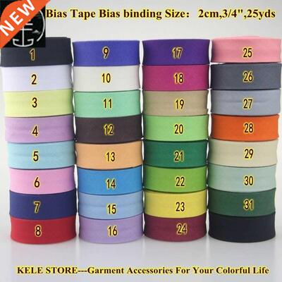 Free shipping Cotton Bias tape,bias binding tape size