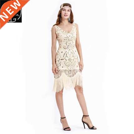 Summer Art Deco Retro dress 1920s Great Gatsby Flapper dress