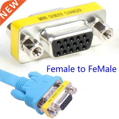 MINI Gender Changer adapter Com D-Sub to Male Female VGA plu