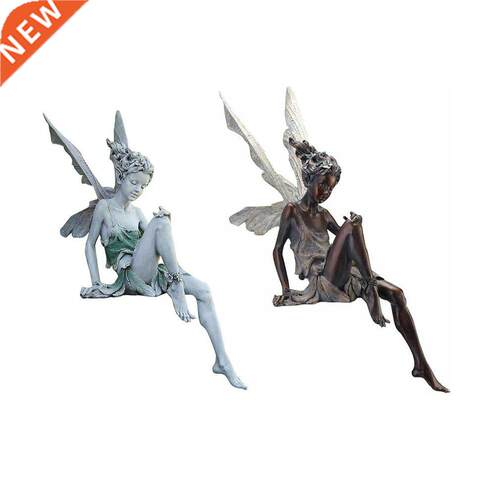 Hot Newest Tudor And Turek Sitting Fairy Statue Figurines