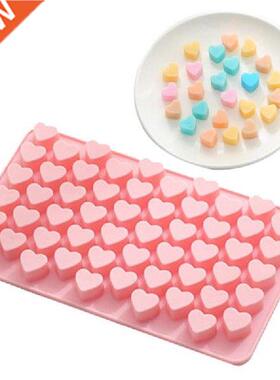 3D 55 Grids Heart Shape Silicone Mold Chocolate Mold Cake