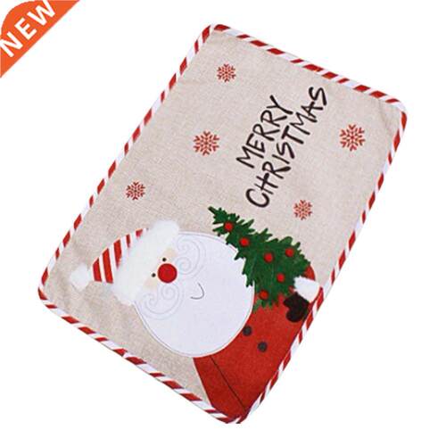 Merry Christmas Placemats Snowman Snowflakes Place Mat For