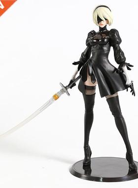 NieR Automata YoRHa No.2 Type B 2B PVC Figure Collectible Mo