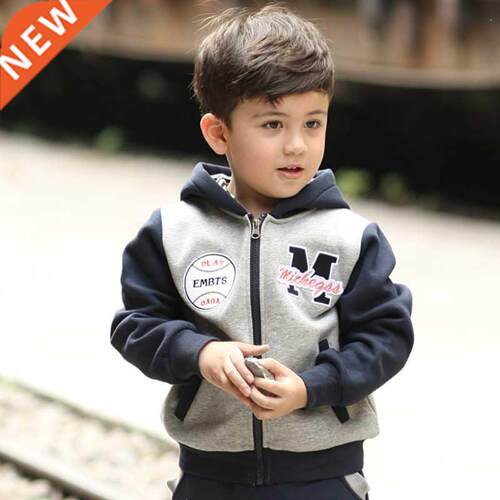 New Children Sweater Baby Boys Girls Spring And Autumn Zippe