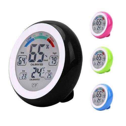 Digital Indoor Thermometer Hygrometer Round Temperature